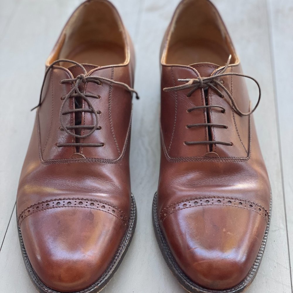 Salvatore Ferragamo cap toe oxfords